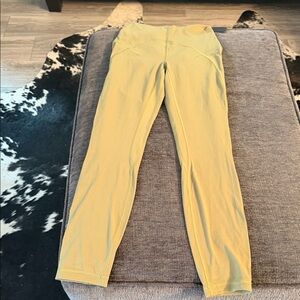 Lululemon Athletica Light Yellow Leggings